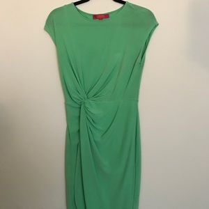 Green everyday summer Work dress